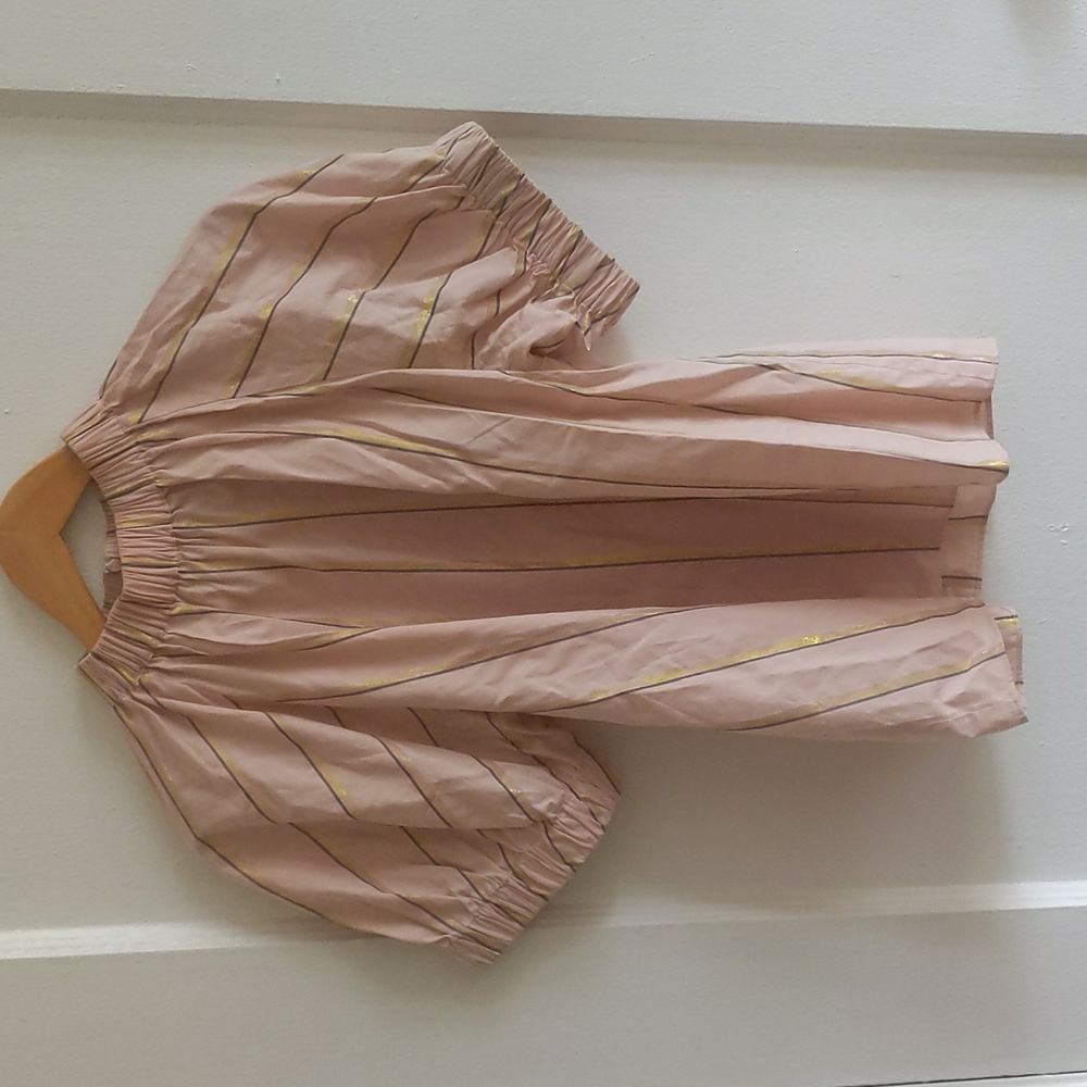 Puff sleeve babydoll shirt
